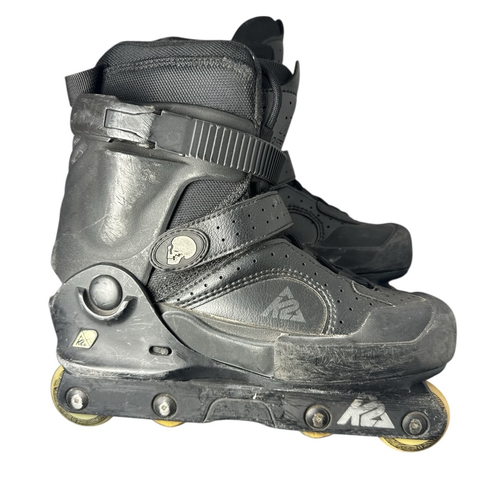 K2 Fatty Pro Aggressive Inline Skates Adult size 7 RARE